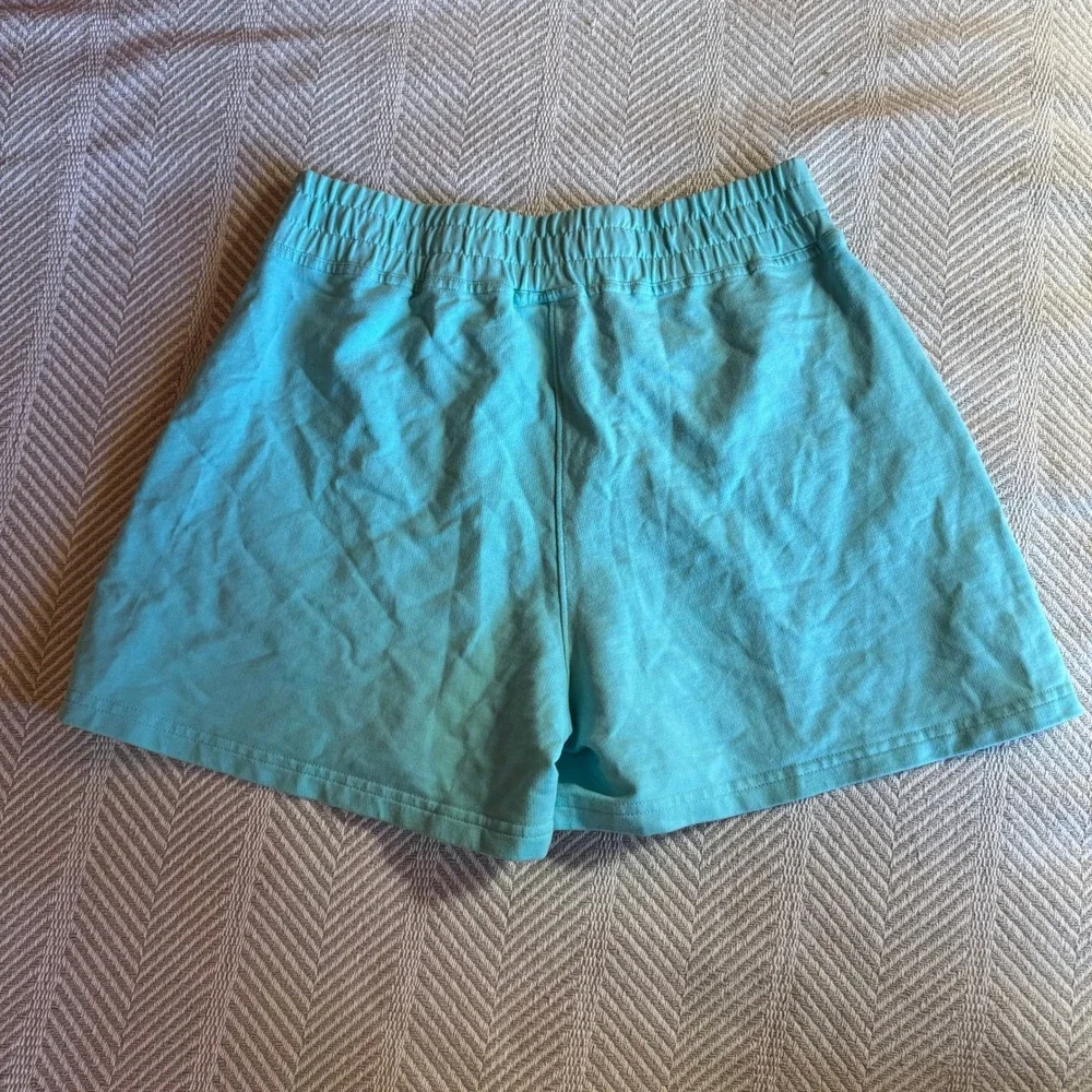 Outdoor‎ Voices Women Blue Organic Cotton Modal Ripstop Pockets Shorts Size S